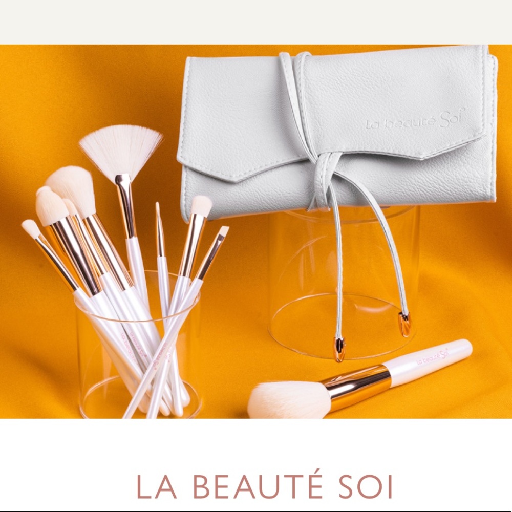 10 piece makeup brush set